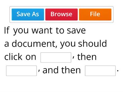 Saving files into folders - for Windows