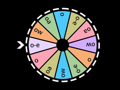 8. 'oe' spelling wheel