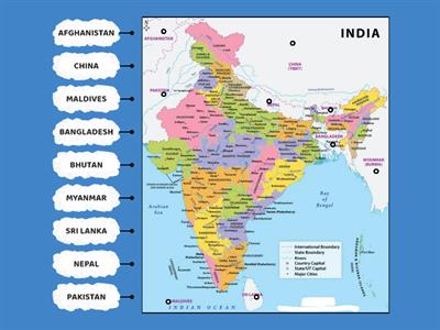 NEIGHBOURING NATIONS OF INDIA