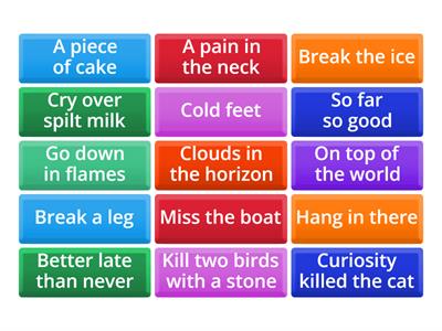 Idioms