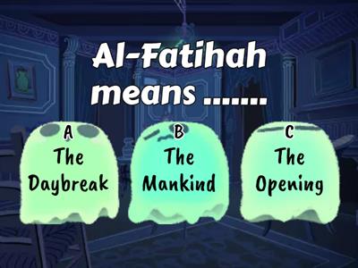  Surah Poster Quiz: Al-Fatihah