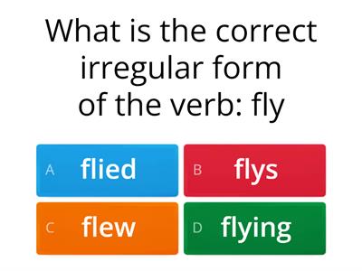 Irregular Verbs