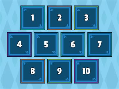 Numicon Number Recognition 1-10 Open the Box