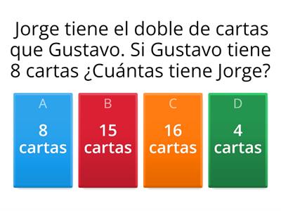 Problemas de multiplicación