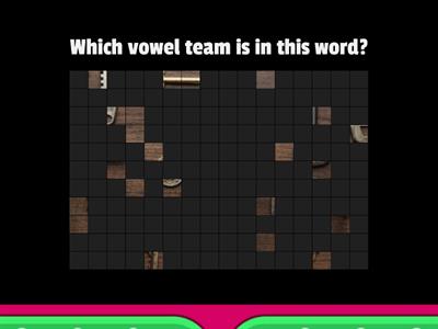 Vowel Team Image Quiz
