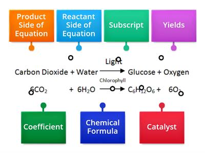 Parts of a Chemical Equation
