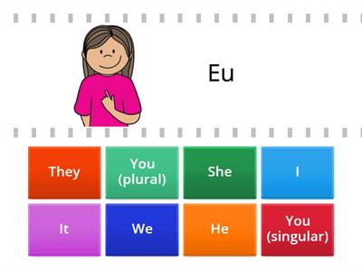Personal Pronouns | Subject Pronouns - Find and Match
