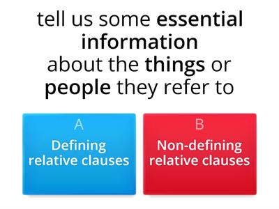 10A Defining and non-defining relative clauses