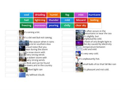 Vocabulary Weather extended