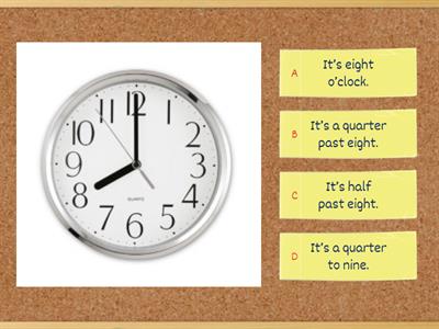 Year 3 ( Module 7- Out and About) - What's the time?