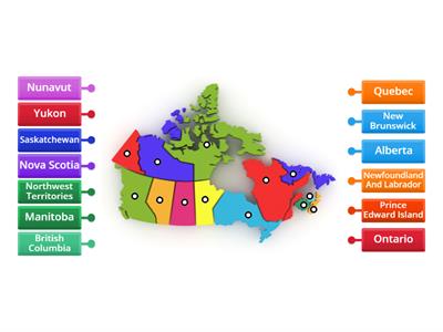 Canadian Provinces And Territories 