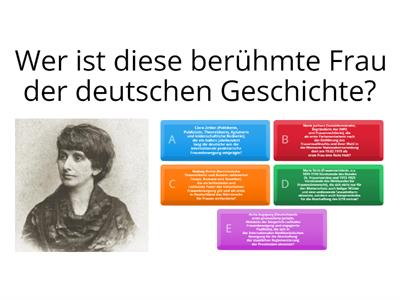 Erkennst du diese Frau?