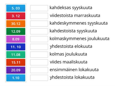 Päivämäärä