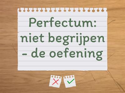 Imperfectum en Perfectum door elkaar: zinnen maken