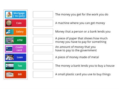 Money Vocabulary - Nouns 