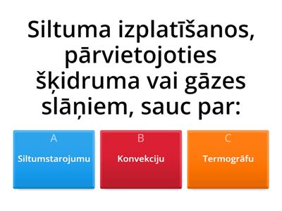 Viktorīna par siltumu