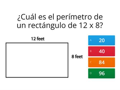 Área y perímetro