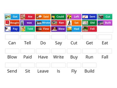  Irregular Verbs in Past