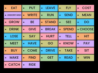 IRREGULAR VERBS D.D. PROJECT3 - sound