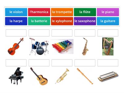 Les instruments de musique - Teaching resources