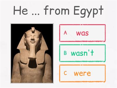 past simple was and were on screen 1 unit 5 ancient egypt history