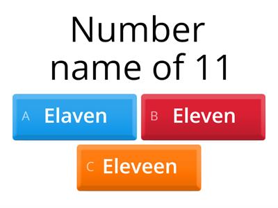 Number names