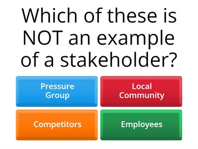 Stakeholders