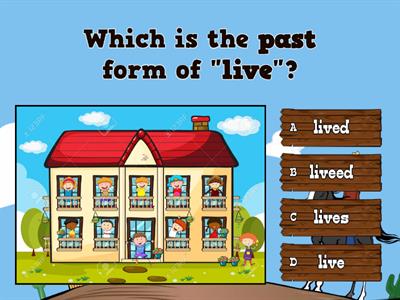 Past simple regular verb homework