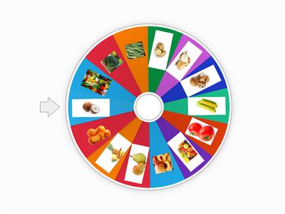 Fruit and vegetables wheel
