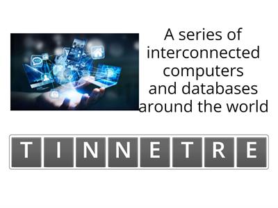 Internet and computers vocabulary