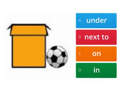  Kid's Box Prepositions of place (unit 3)