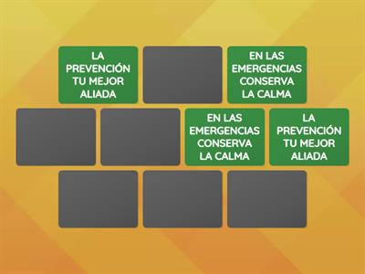 Juego de Memoria - Emergencias