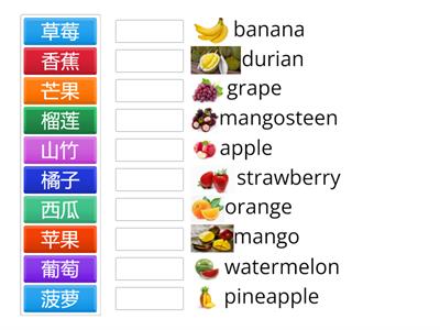 水果 fruits