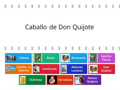 Personajes de El Quijote .