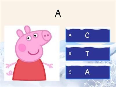 Peppa Pig Uppercase Alphabet Match