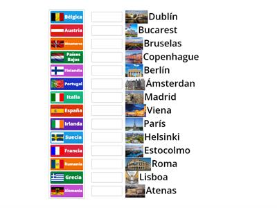  Països i capitals de la Unió Europea