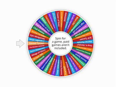 Roblox Category: Popular Among Premium Random Game Wheel