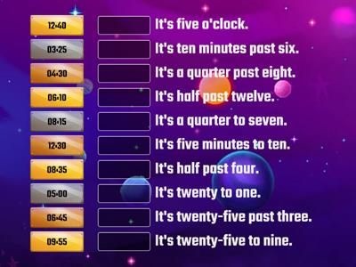 Enjoy 4, U.5 - Time (digital clocks)