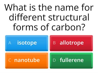 Allotropes Carbon - Teaching Resources