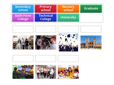 Education Matching Activity (English Language)