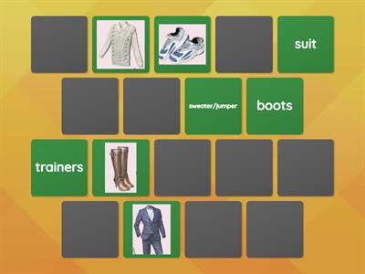 Int 1 - Unit 3 - fashion items