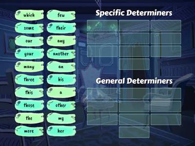 Specific and General Determiners