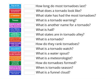Weather - Tornado Quiz