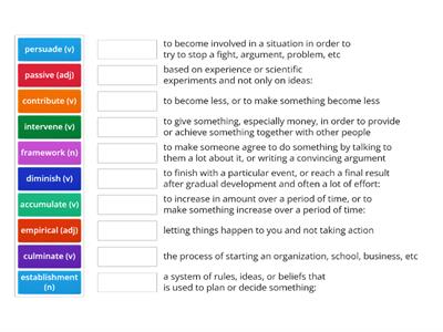 Week 2 Academic Word List vocabulary