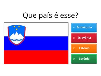 Bandeiras e Capitais (Leste Europeu) + Capitais da Europa Ocidental 