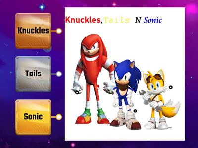 Sonicov sadržaj karaktera