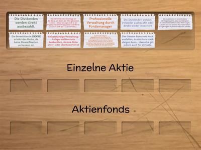 Einzelne Titel versus Fonds