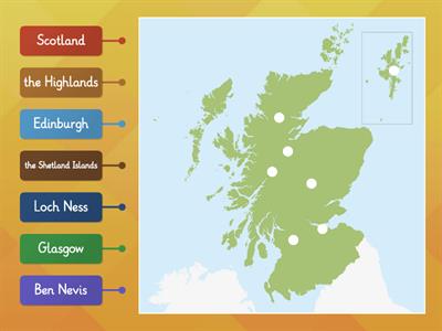 Map of Scotland, UK (HW6)