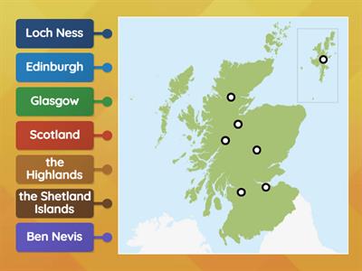 Map of Scotland, UK (HW6)