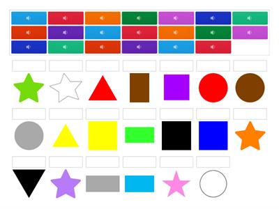 11 Colors and 5 shapes